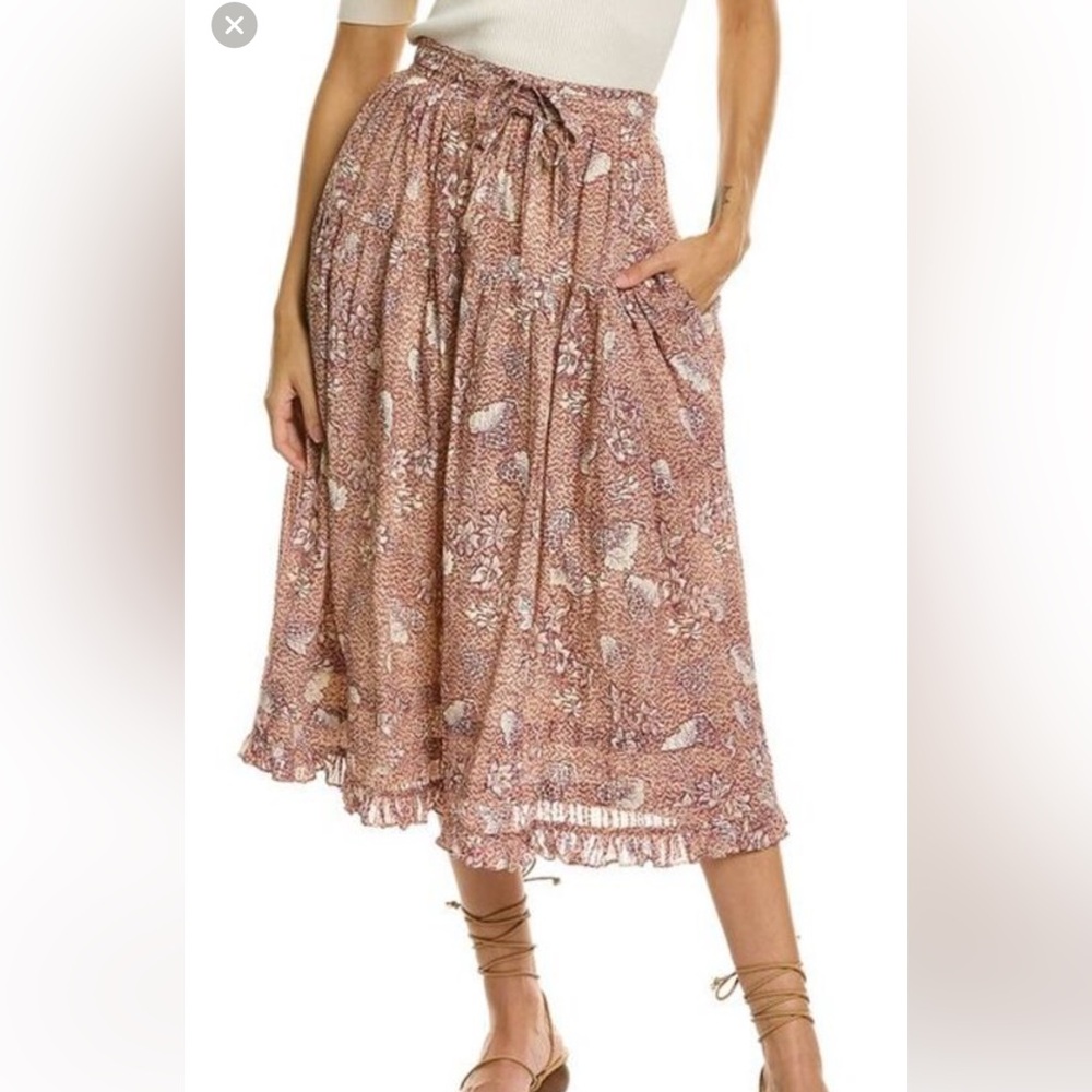 Ulla Johnson Raquel floral skirt